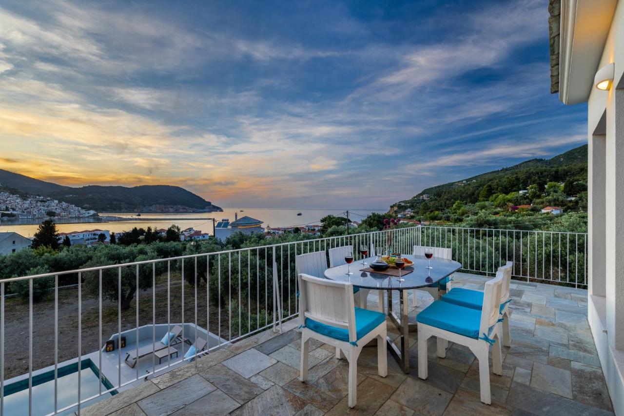 Sunshine Pool Villa Skopelos Buitenkant foto